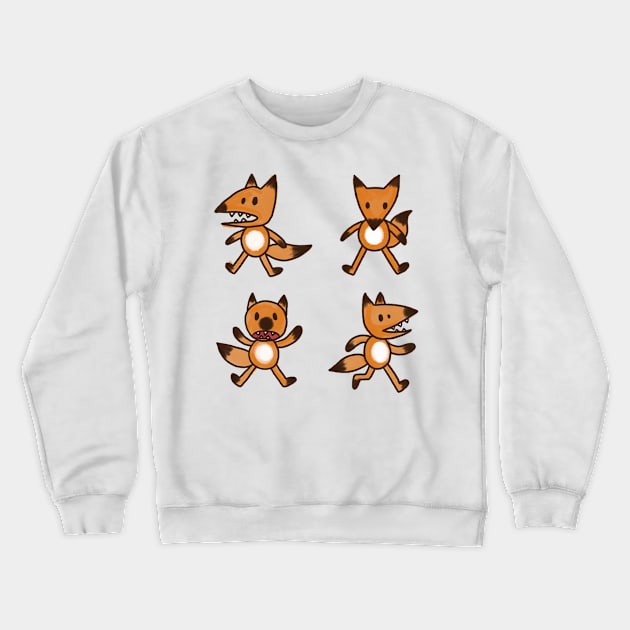 Stickimals - Foxxy Crewneck Sweatshirt by NeroStreet